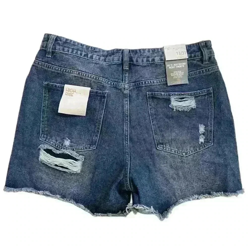 Calí 1850 High Rise Jean Shorts for Women Size 13 - Picture 4 of 9